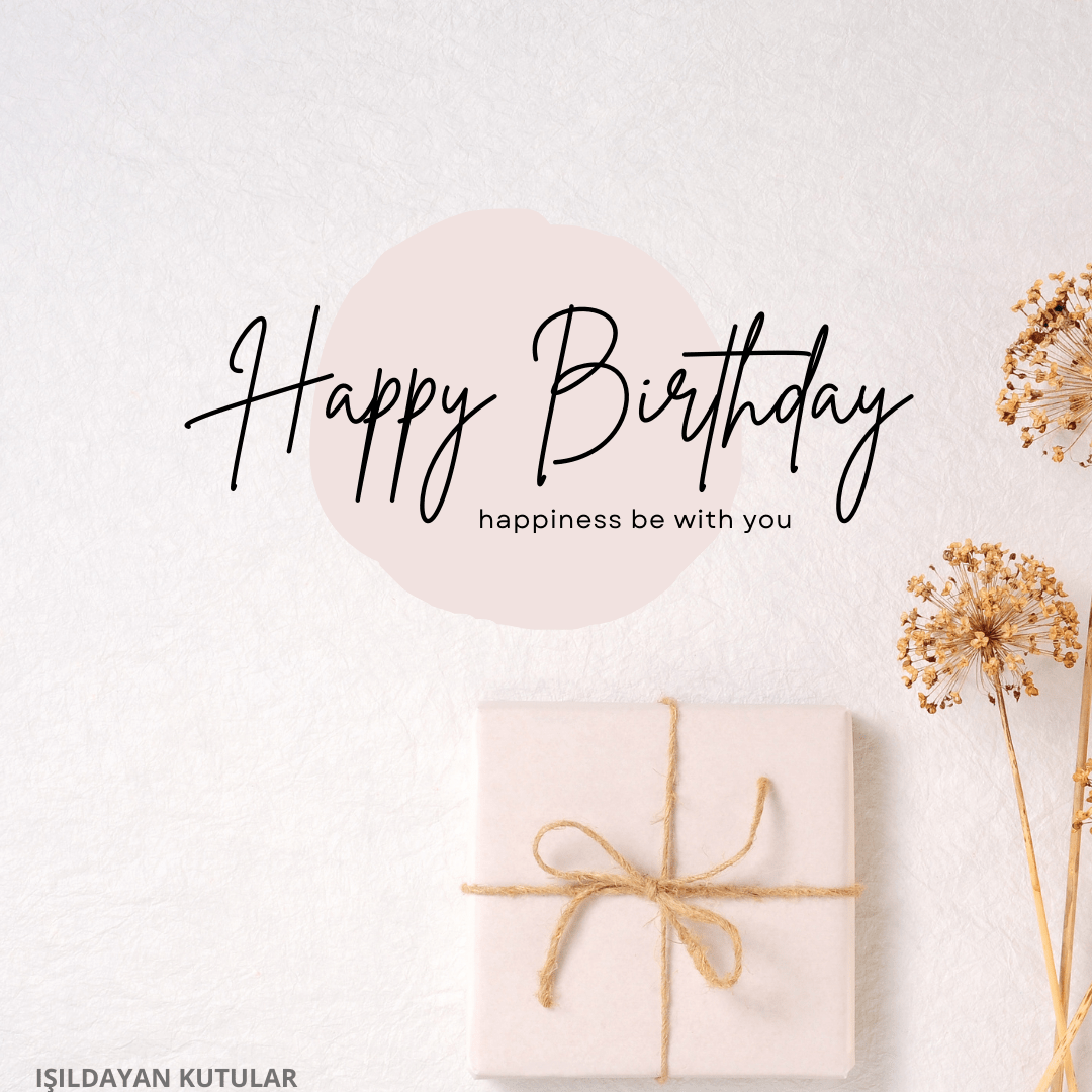 Happy Birthday Hediye Kartı Happy Birthday Hediye Kartı - Görsel 1
