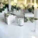 Kutuda Hediyelik Cam Bardak Mum Haki - Düğün, Nişan Hediyelikleri