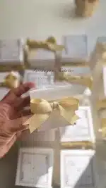 Kutuda Hediyelik Cam Bardak Mum Gold - Düğün Nişan Hediyelikleri - Görsel 4