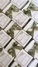 Kutuda Hediyelik Cam Bardak Mum Haki - Düğün, Nişan Hediyelikleri - Görsel 3