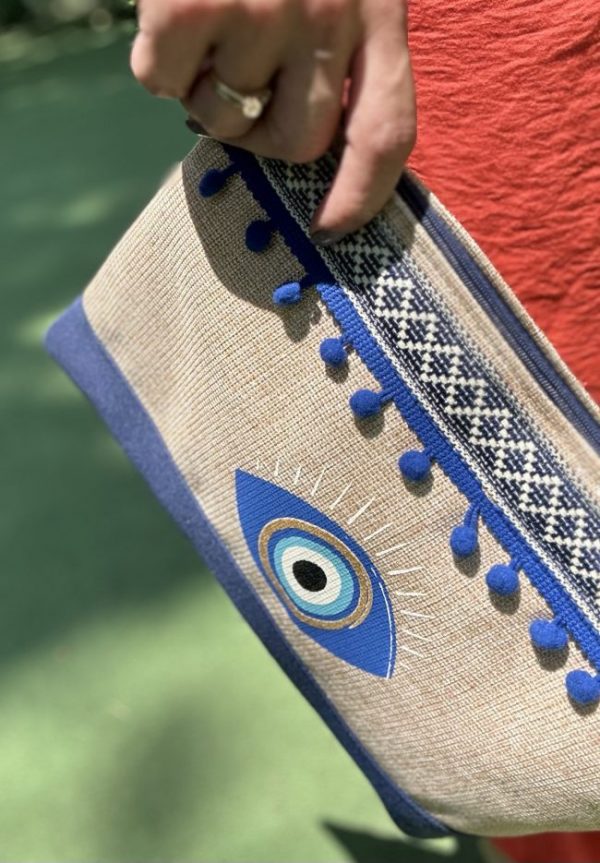 Nazar Göz Clutch Çanta - Görsel 5