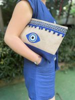 Nazar Göz Clutch Çanta