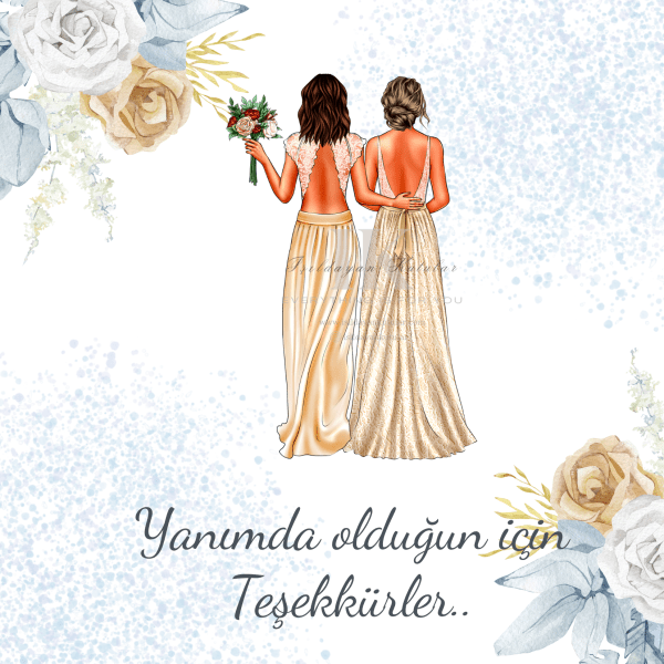 Nedime Hediye Seti Mavi - Görsel 6