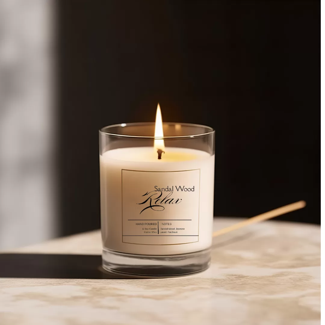 soy candle Relax Mum Cam Bardak - Görsel 1