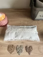 Lavanta Yoga Göz Yastığı Doğal Keten - Görsel 3
