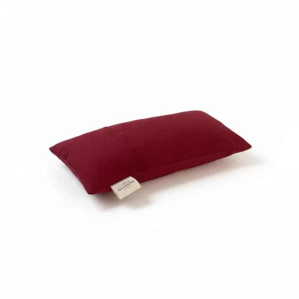 Lavanta Yoga Göz Yastığı Keten Bordo - Görsel 2
