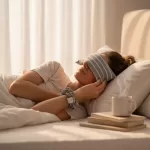 Lavanta Göz Yastığı ve Lavantalı Saç Tokası Doğal Keten