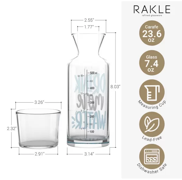 Drink More Water Başucu Sürahisi - Görsel 3