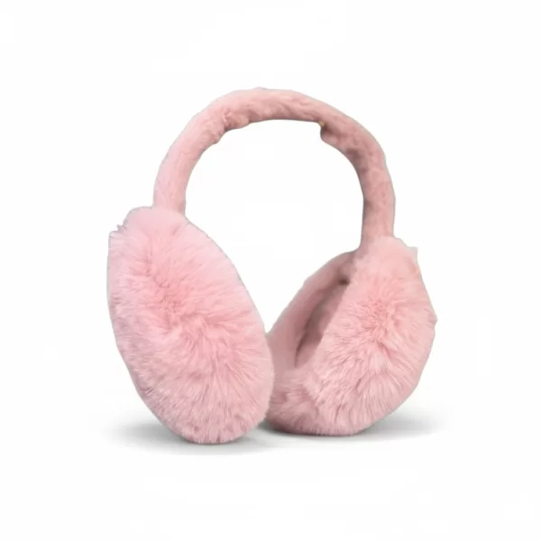 Pembe Peluş Kulaklık - Görsel 4
